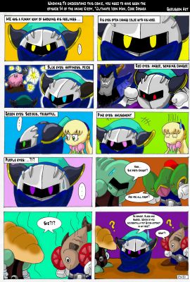 Hoshi no Kirby - Meta Knight's expressions - KRR Gallery