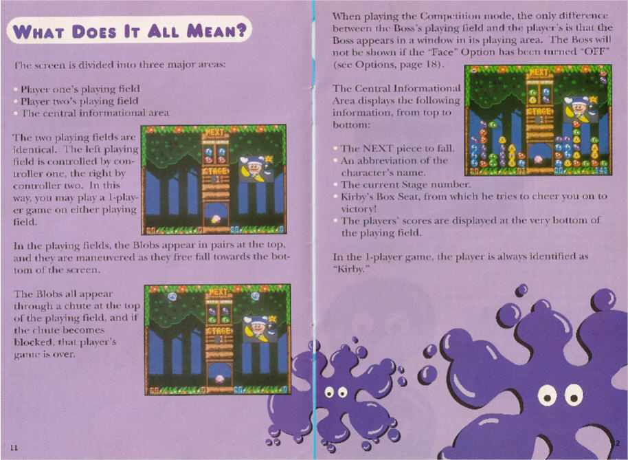 Snes - Kirby's Avalanche Super Nintendo Manual Booklet Only No Game or Box  #1929