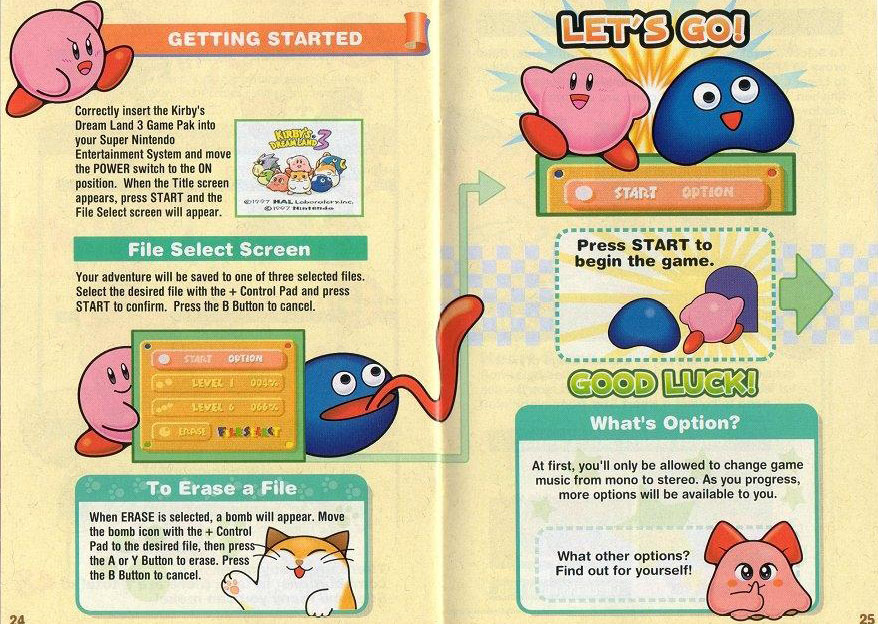 Kirby's Dream Land 3 (1997), SNES Game